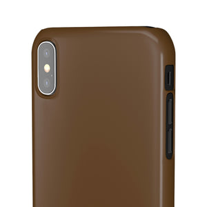 Dark Brown iPhone Case (Slim) Phone Case