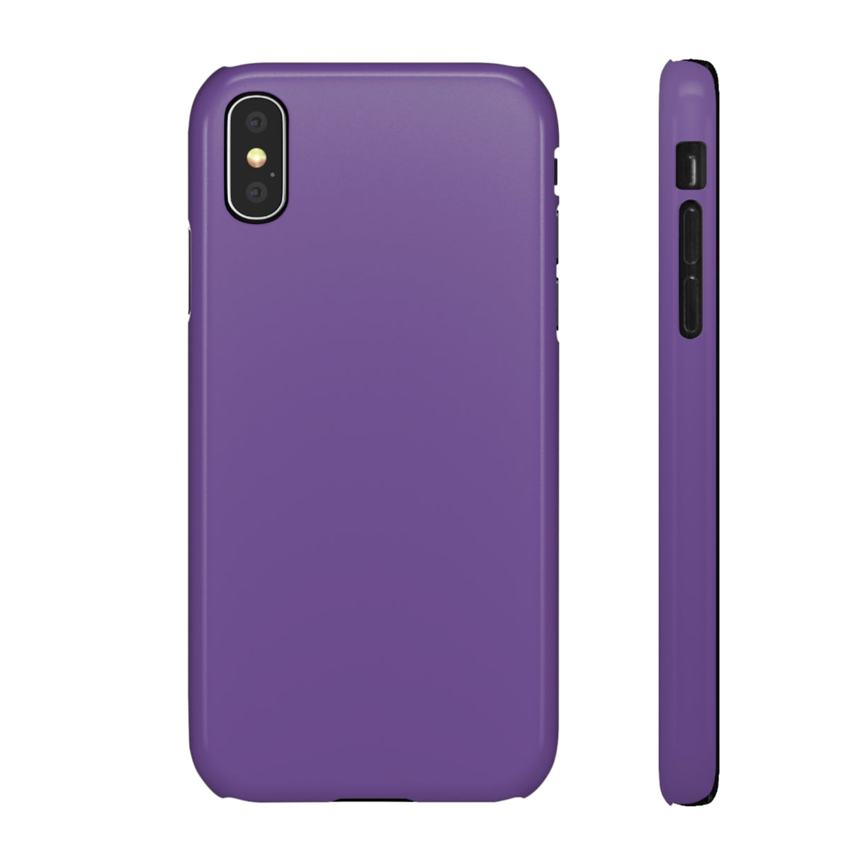 Dark Lavender iPhone Case (Slim) iPhone X Glossy Phone Case