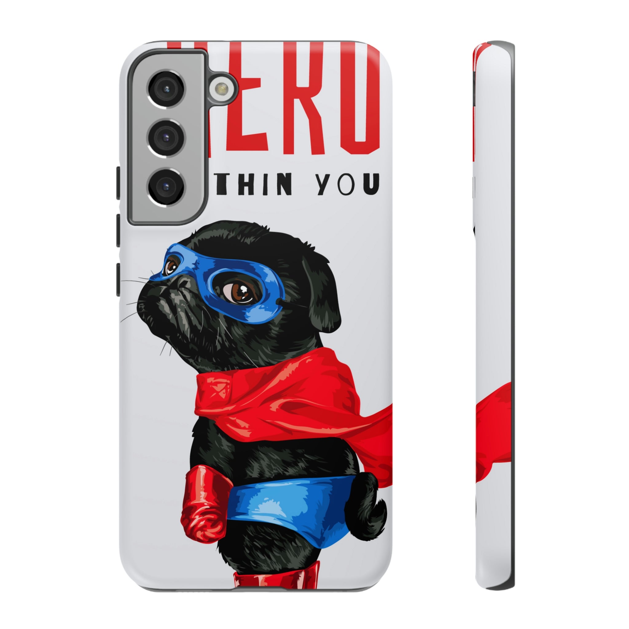 Hero Pug Android Case (Protective) Samsung Galaxy S22 Plus Matte Phone Case