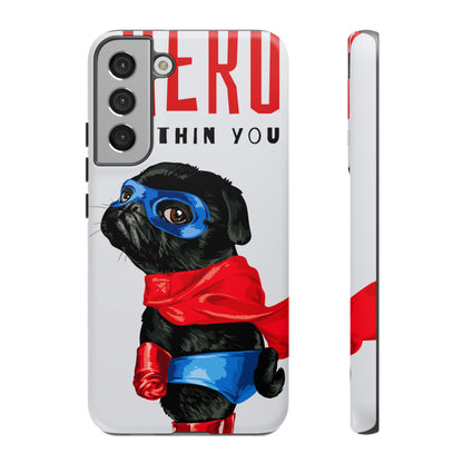 Hero Pug Android Case (Protective) Samsung Galaxy S22 Plus Matte Phone Case