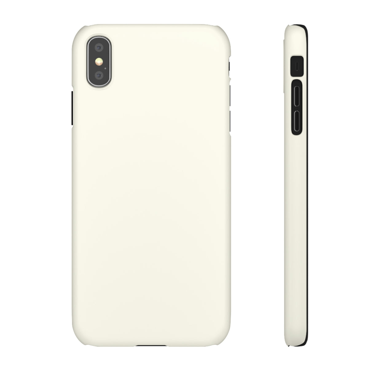 Floral White iPhone Case (Slim) iPhone XS MAX Matte Phone Case