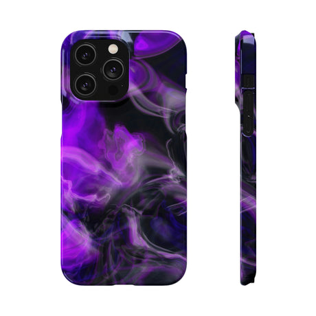 Purple Marble iPhone Case (Slim) iPhone 14 Pro Max Glossy Phone Case