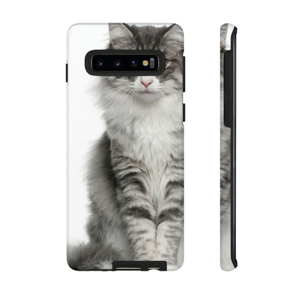 Forest Cat Android Case (Protective) Samsung Galaxy S10 Glossy Phone Case