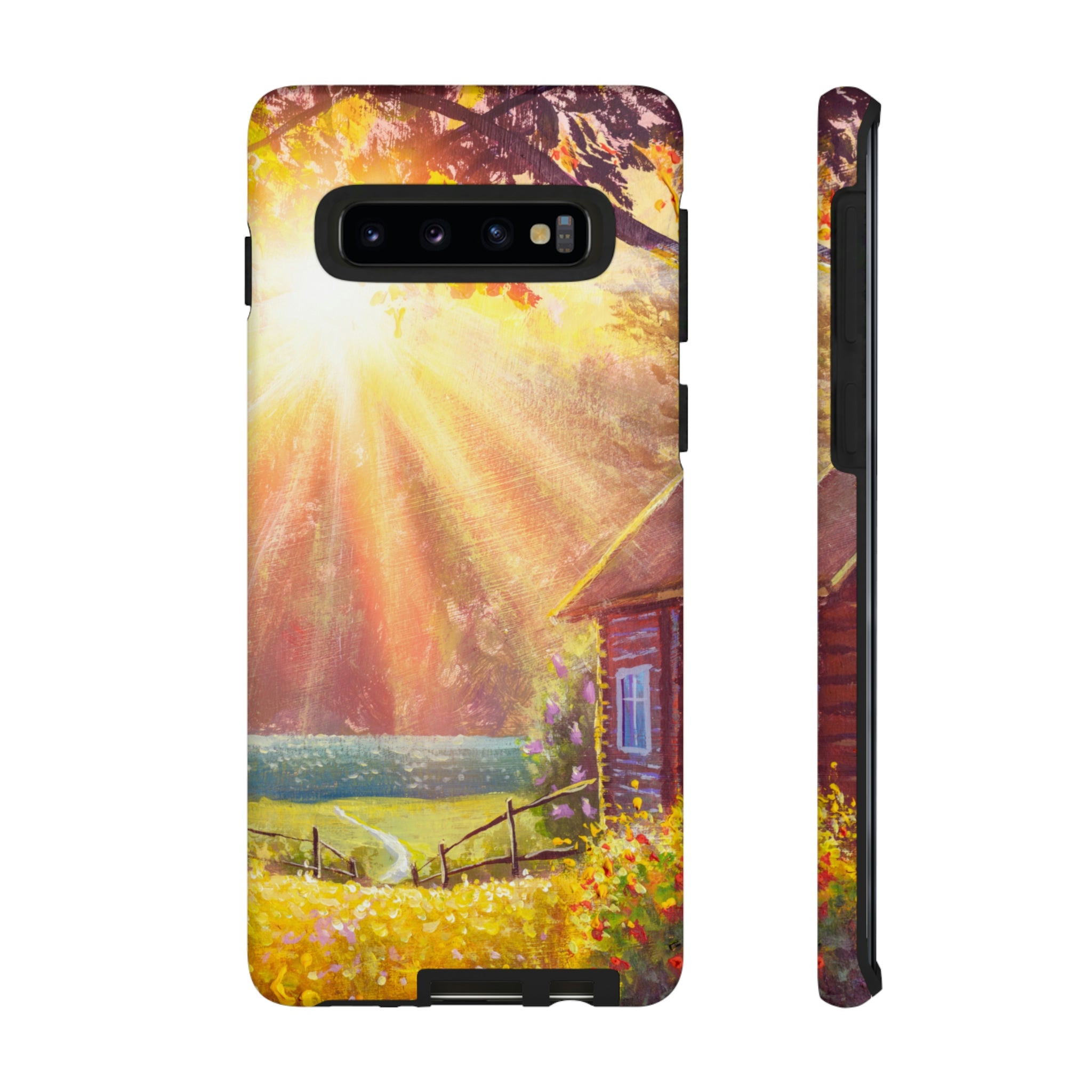 Flower Bushes Android Case (Protective) Samsung Galaxy S10 Matte Phone Case