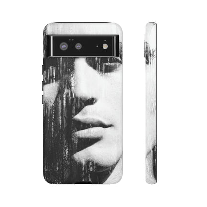 Black & White Pop Art Android Case (Protective) Google Pixel 6 Matte Phone Case