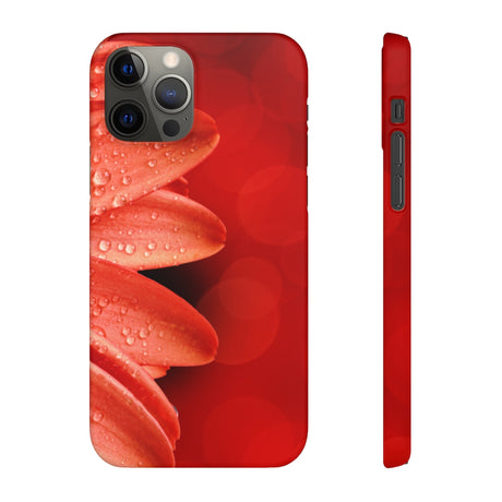 Red Spring Flower Samsung/iPhone (Slim) Phone Case