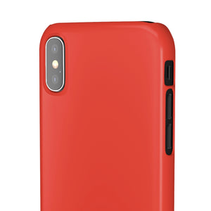 Cinnabar Red iPhone Case (Slim) Phone Case