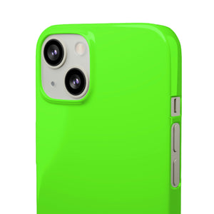 Bright Green iPhone Case (Slim) Phone Case