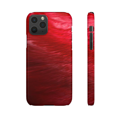 Red Feather Ink Art iPhone Case (Slim) iPhone 11 Pro Glossy Phone Case