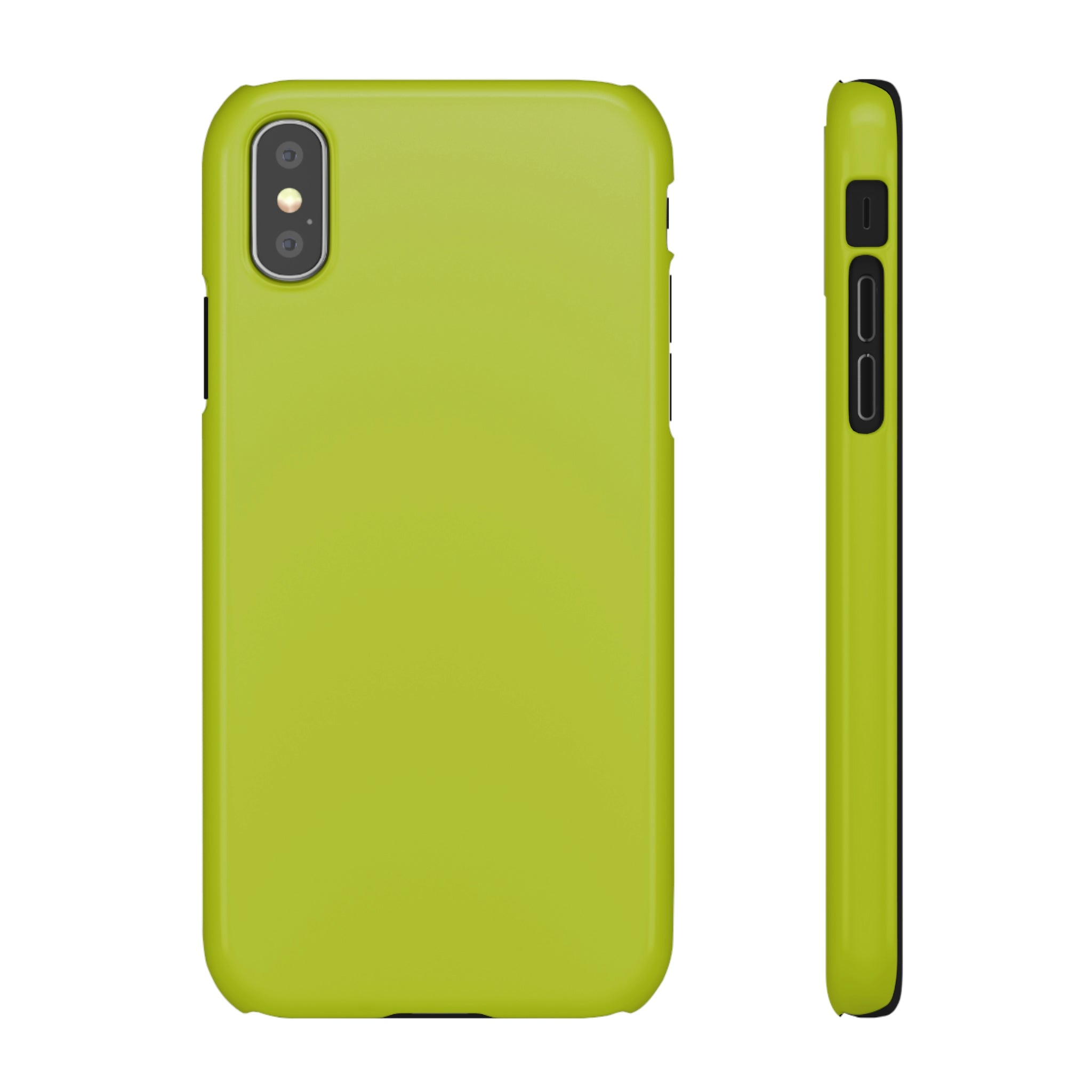 Acid Green iPhone Case (Slim) iPhone XS Glossy Phone Case