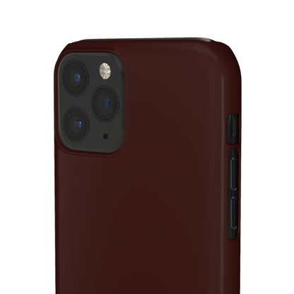 Dark Sienna Purple iPhone Case (Slim) Phone Case