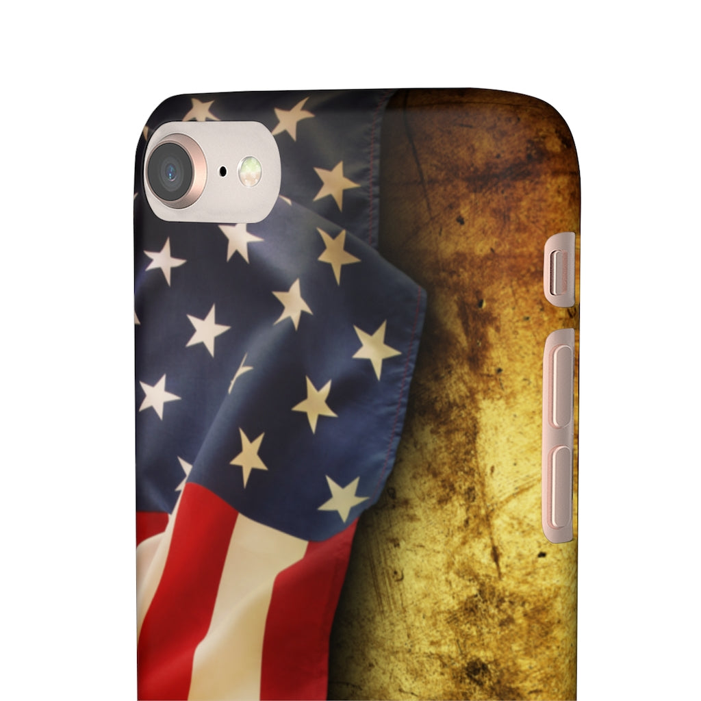 Close up of American flag Samsung/iPhone (Slim) iPhone 8 Matte Phone Case