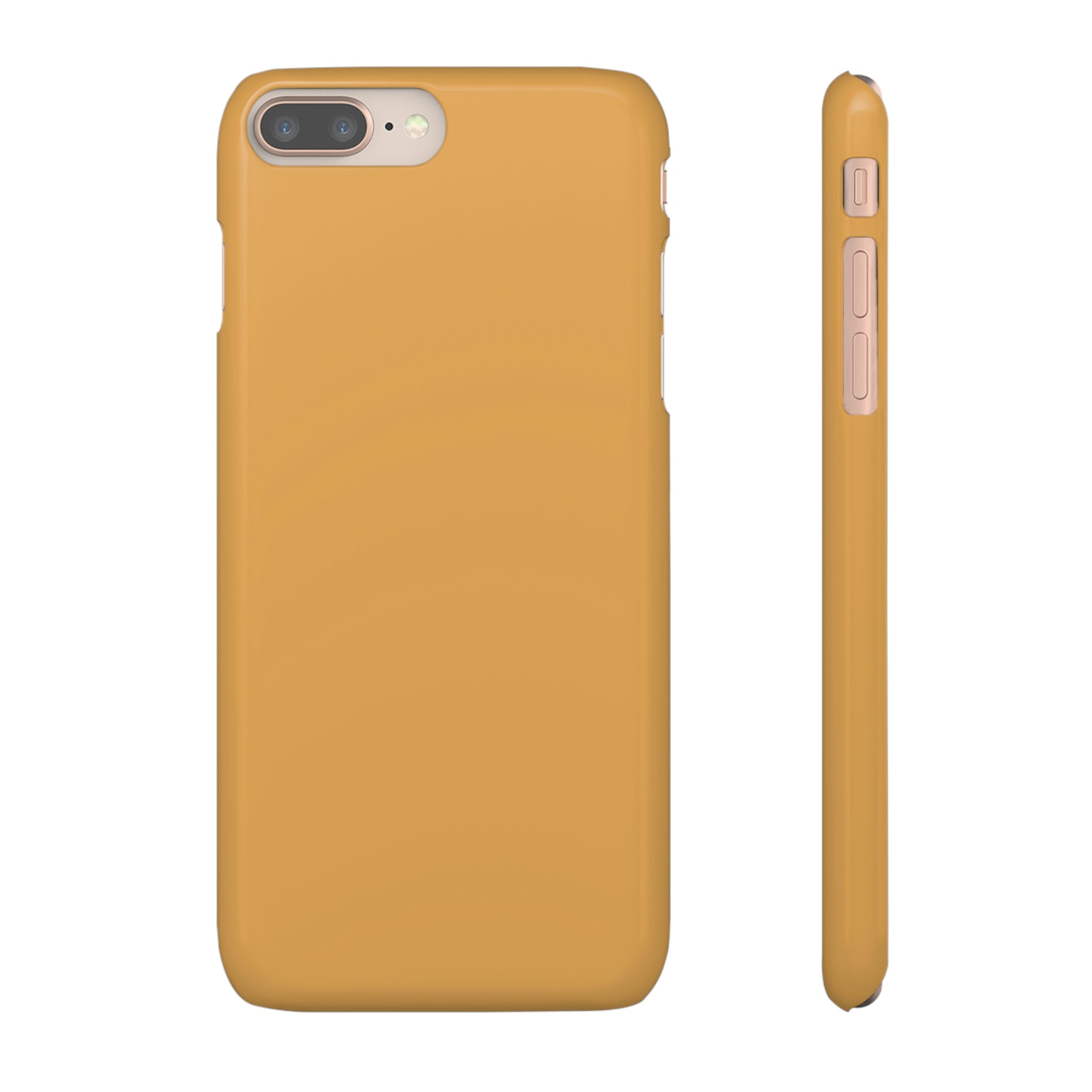 Indian Yellow iPhone Case (Slim) iPhone 8 Plus Glossy Phone Case