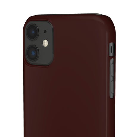 Dark Sienna Purple iPhone Case (Slim) Phone Case