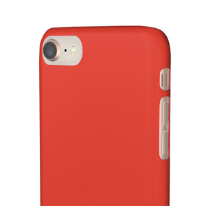 Cinnabar Red iPhone Case (Slim) Phone Case