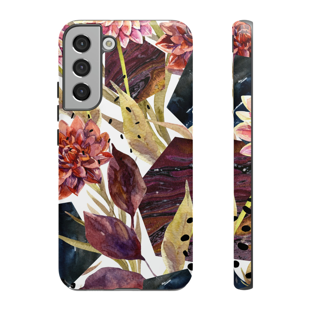 Autumn Floral Android Case (Protective) Samsung Galaxy S22 Plus Glossy Phone Case