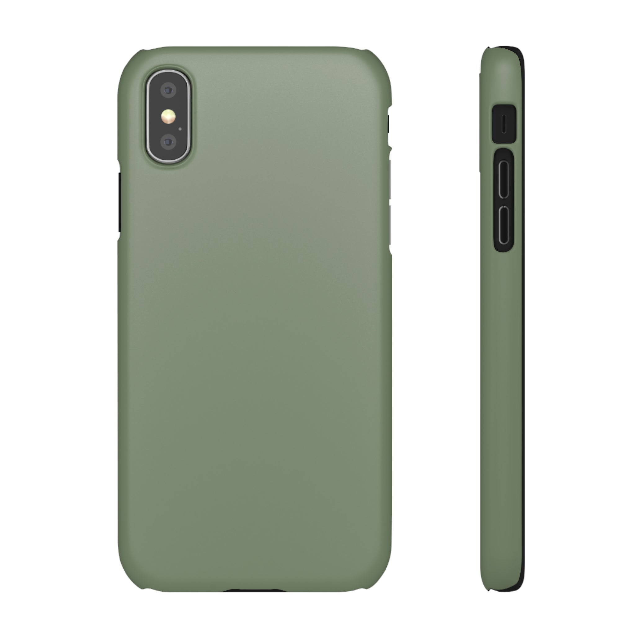 Camouflage Green iPhone Case (Slim) iPhone XS Matte Phone Case