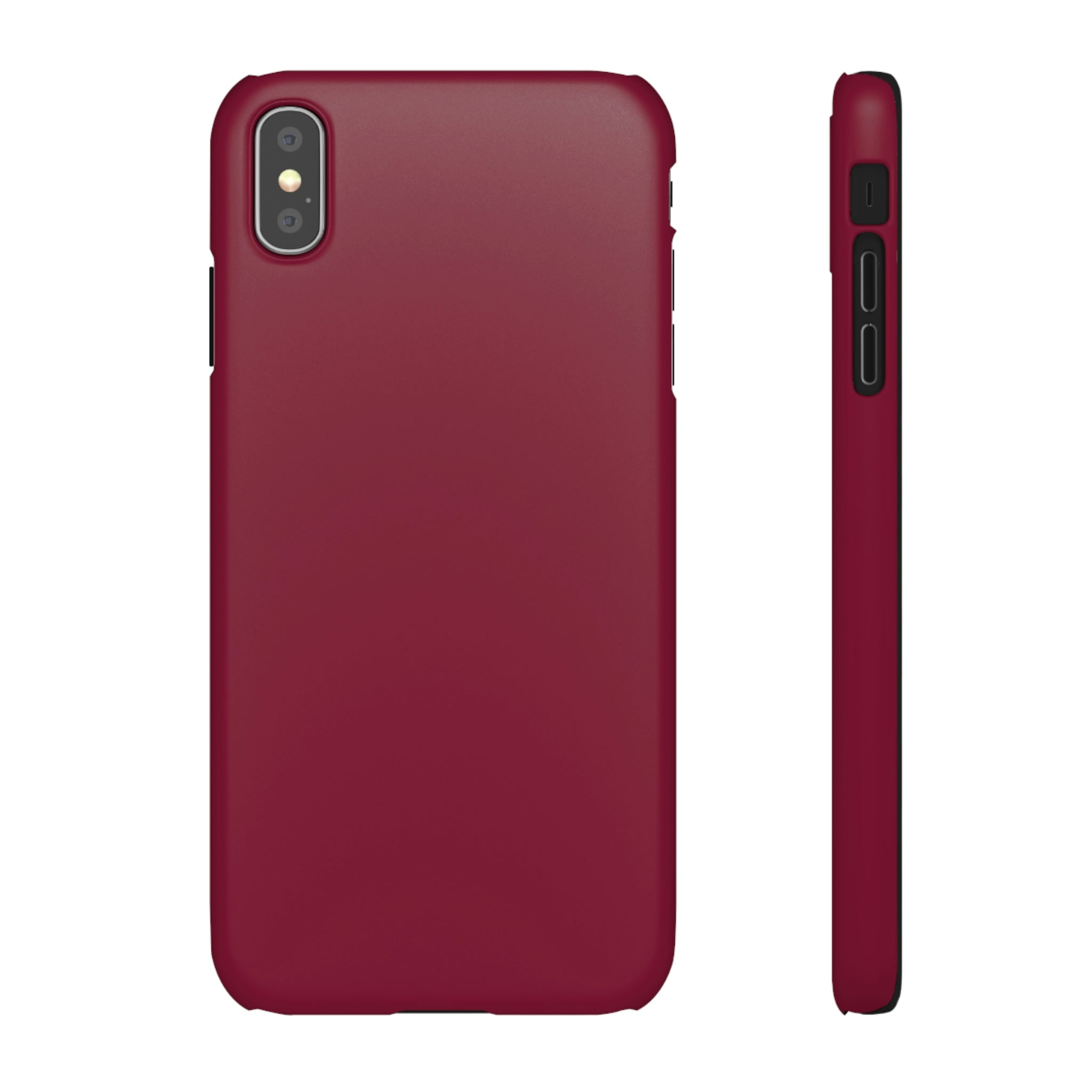 Claret Red iPhone Case (Slim) iPhone XS MAX Matte Phone Case