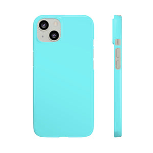 Electric Blue iPhone Case (Slim) iPhone 13 Glossy Phone Case