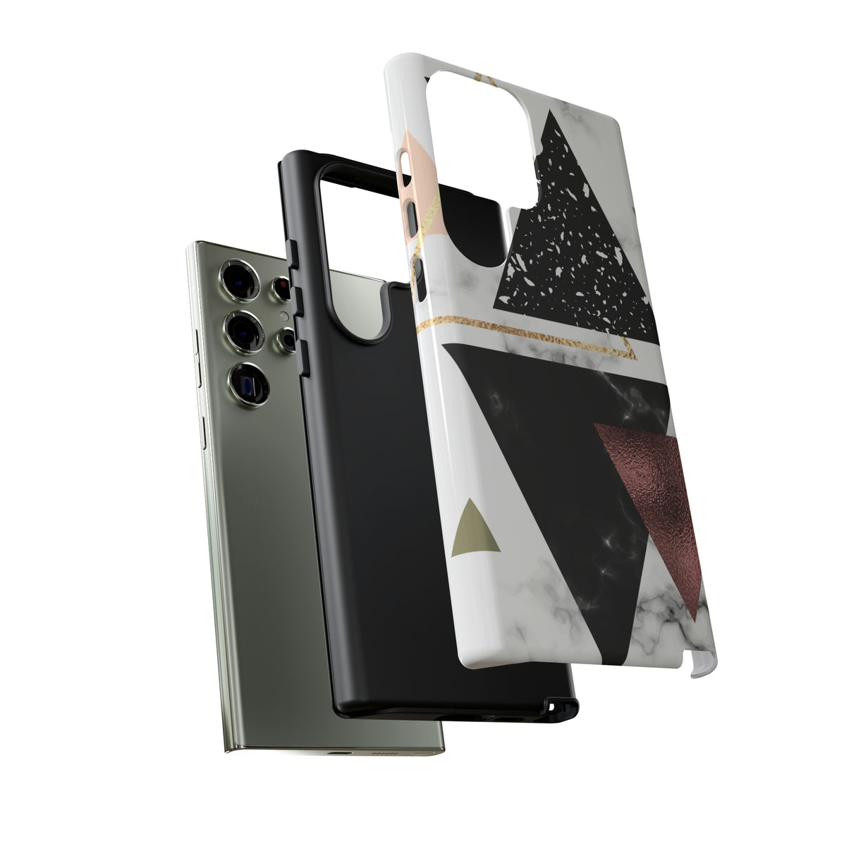 Rose Gold Triangles Android Case (Protective) Phone Case