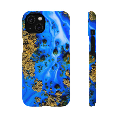 Blue River Ink Art iPhone Case (Slim) iPhone 14 Matte Phone Case