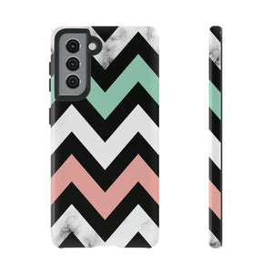 Chevron Shapes Android Case (Protective) Samsung Galaxy S21 Glossy Phone Case