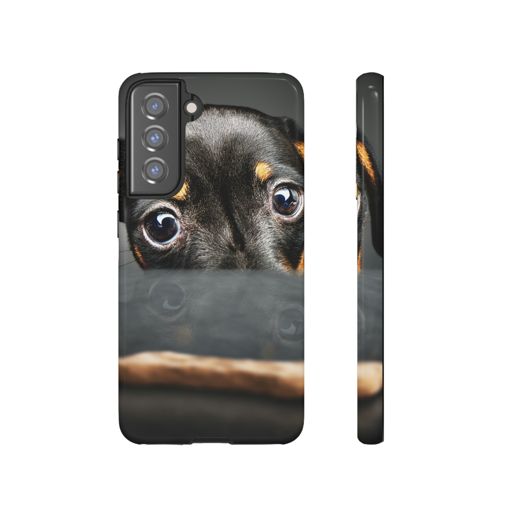 Dachshund Puppy Android Case (Protective) Samsung Galaxy S21 FE Glossy Phone Case