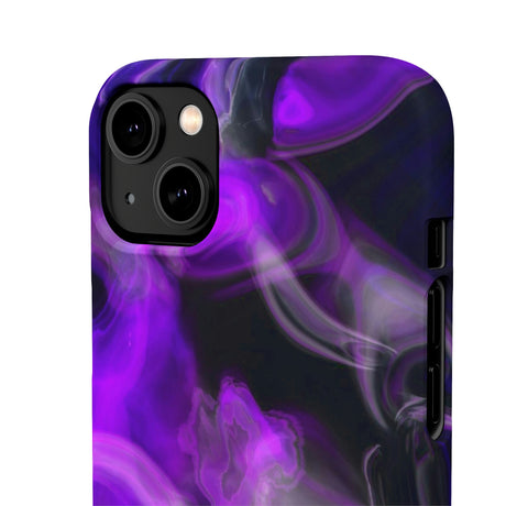 Purple Marble iPhone Case (Slim) Phone Case