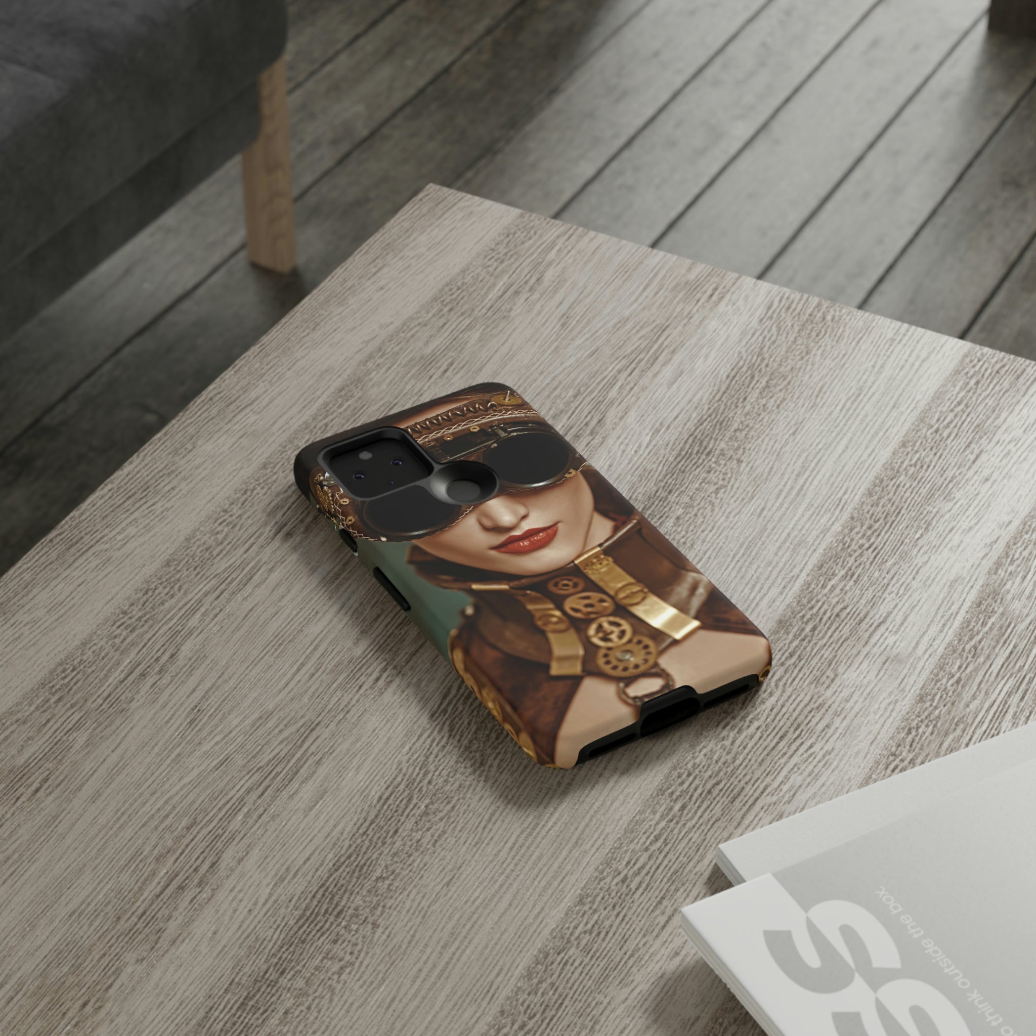 Steampunk Lady Android Case (Protective) Phone Case