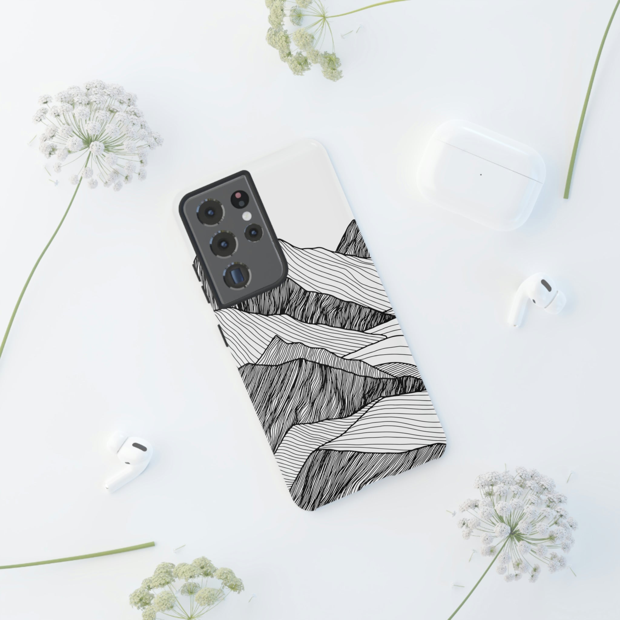 Mountain Line Art Android Case (Protective) Phone Case