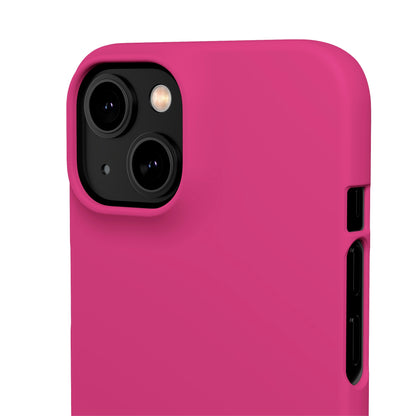 Fuchsia Purple iPhone Case (Slim) Phone Case