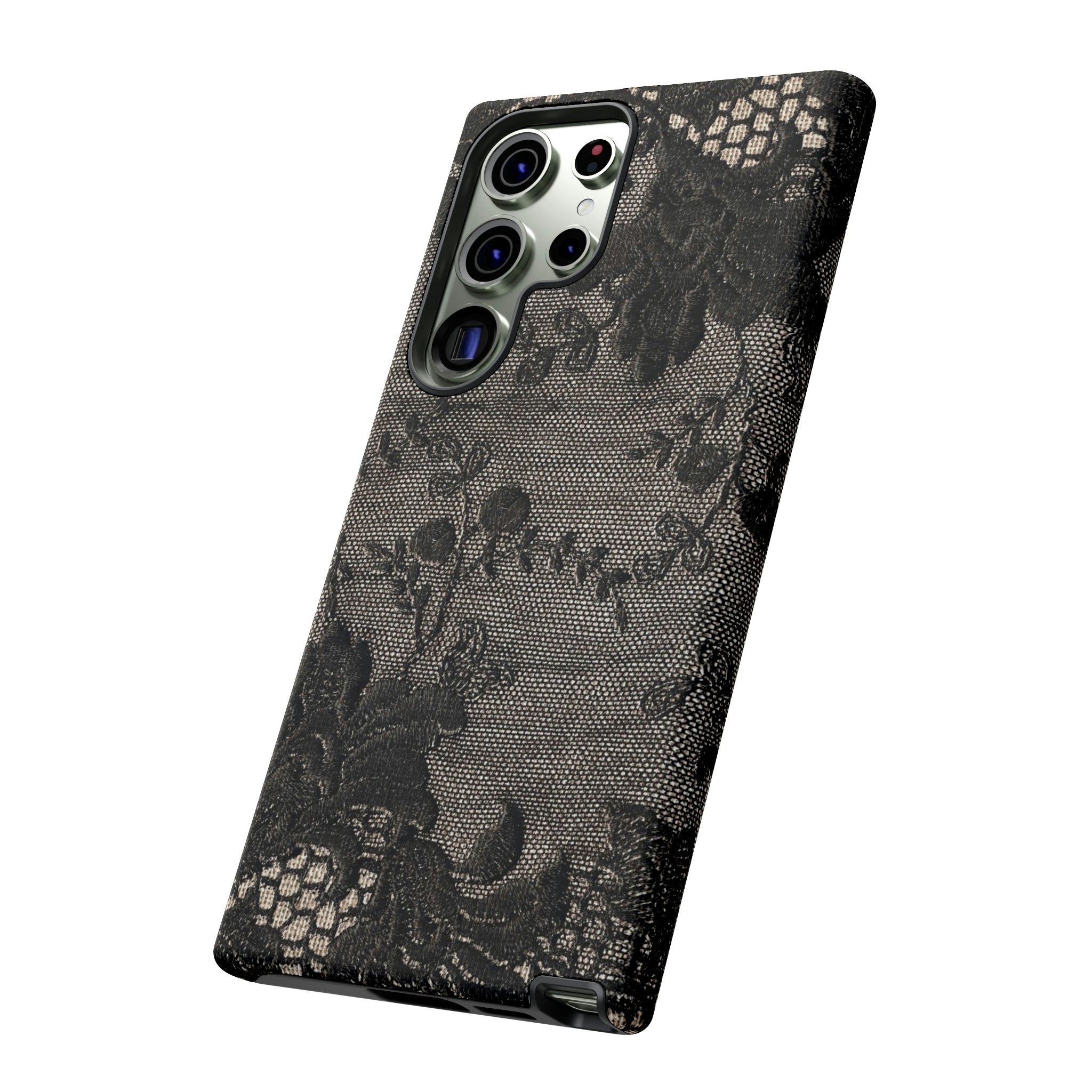 Roclop Gothic Flower Samsung Case (Protective) Phone Case