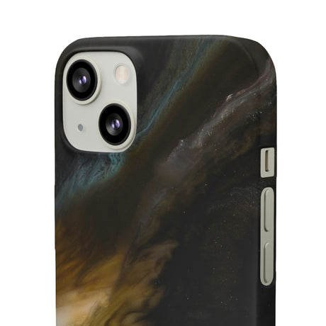 Midnight Shaddow Ink Art iPhone Case (Slim) Phone Case