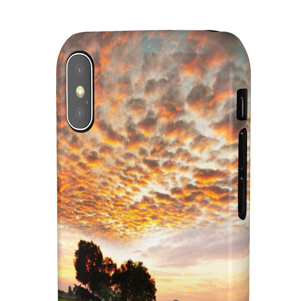 Sunset on the Tropical River Samsung/iPhone (Slim) Phone Case