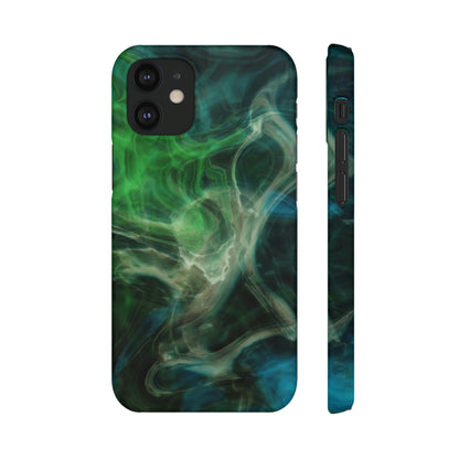 Green Marble iPhone Case (Slim) iPhone 12 Mini Matte Phone Case