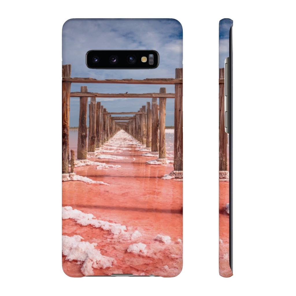 Pink Color of Salt Lake Samsung/iPhone (Slim) Phone Case