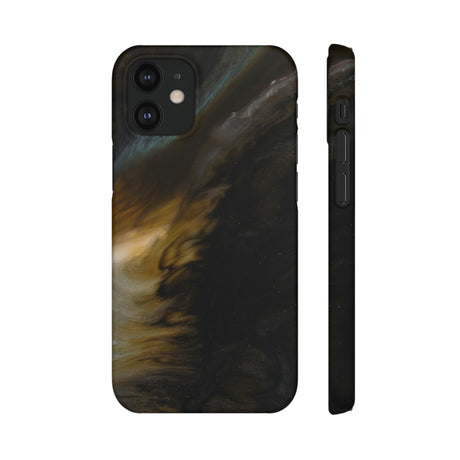 Midnight Shaddow Ink Art iPhone Case (Slim) iPhone 12 Mini Matte Phone Case