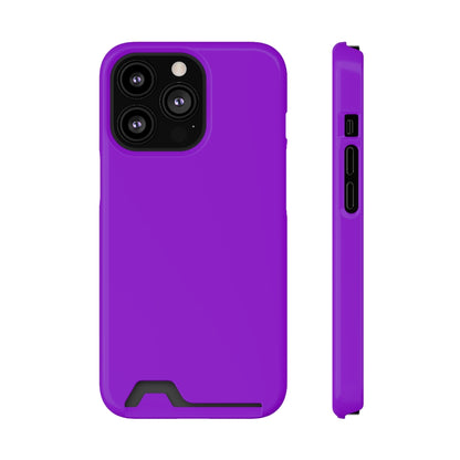 Electric Purple iPhone Case (Card) iPhone 13 Pro Glossy With gift packaging Phone Case