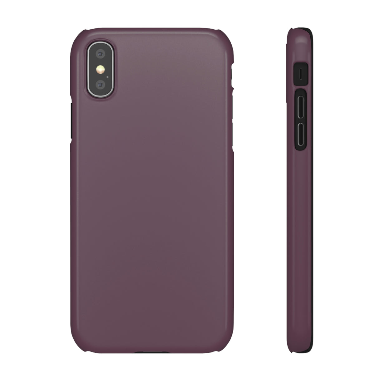 Eggplant iPhone Case (Slim) iPhone XS Glossy Phone Case