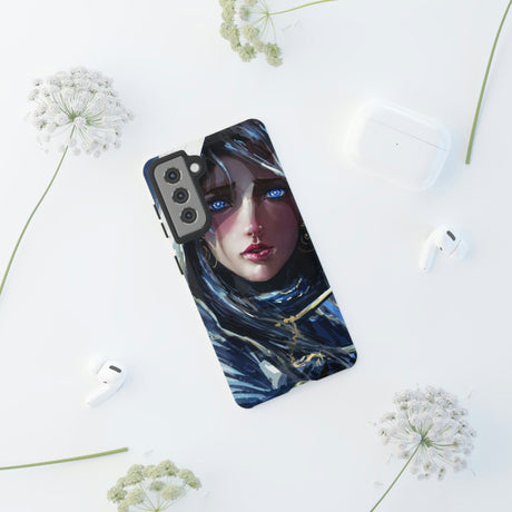 Paladin Girl Blue Eyes Android Case (Protective) Phone Case