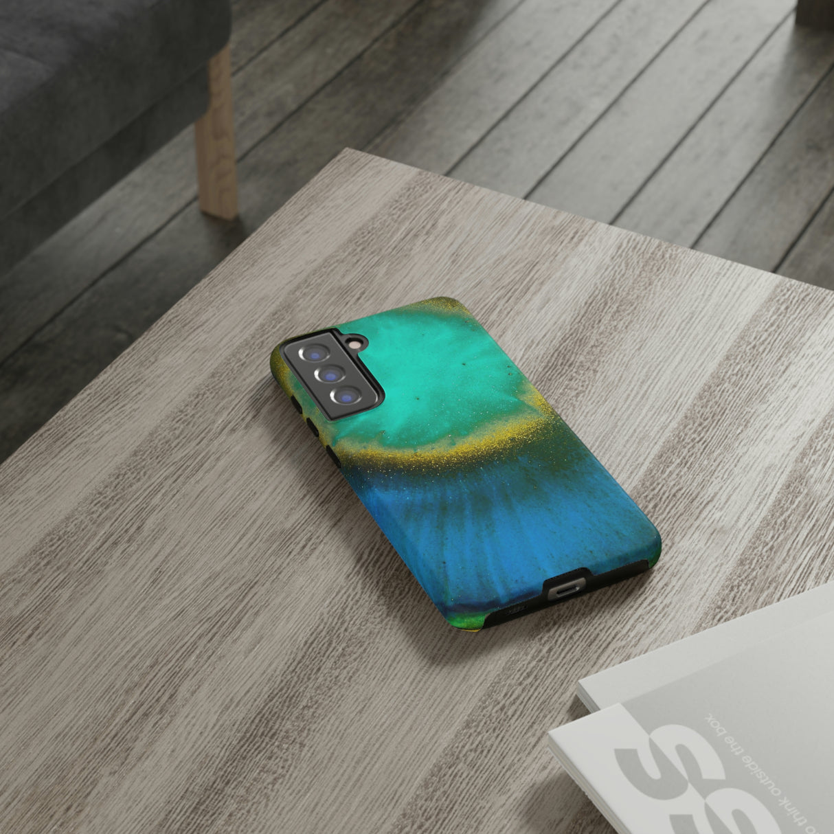 Green Yelly Ink Art Android Case (Protective) Phone Case