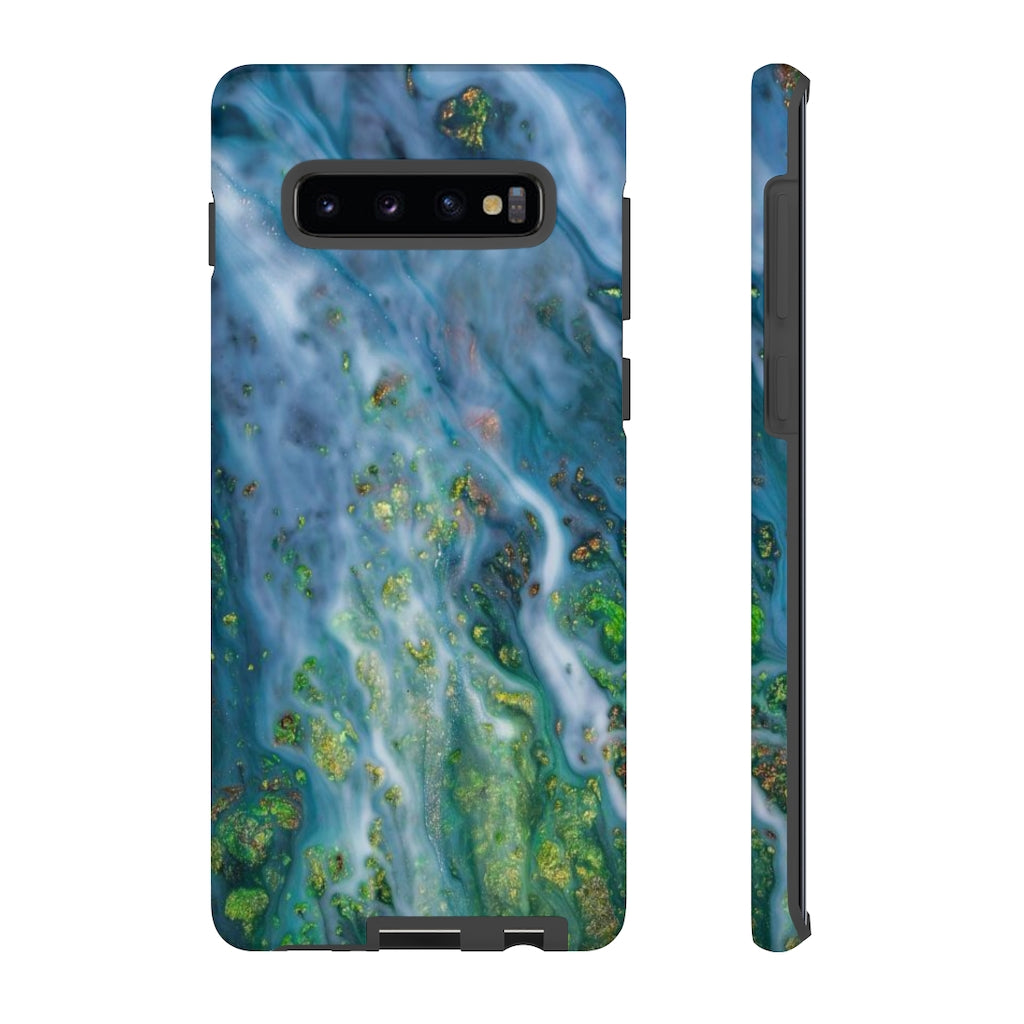 Forest Mist Ink Art Android Case (Protective) Samsung Galaxy S10 Plus Matte Phone Case