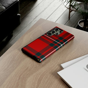 Plaid Pattern Red Android Case (Protective) Phone Case