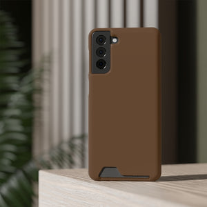 Dark Brown Samsung Case (Card) Phone Case