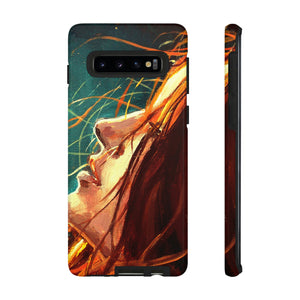 Girl at Night Android Case (Protective) Samsung Galaxy S10 Glossy Phone Case