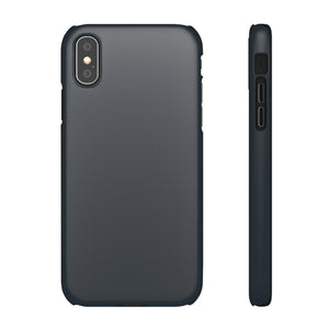 Gunmetal iPhone Case (Slim) iPhone XS Matte Phone Case