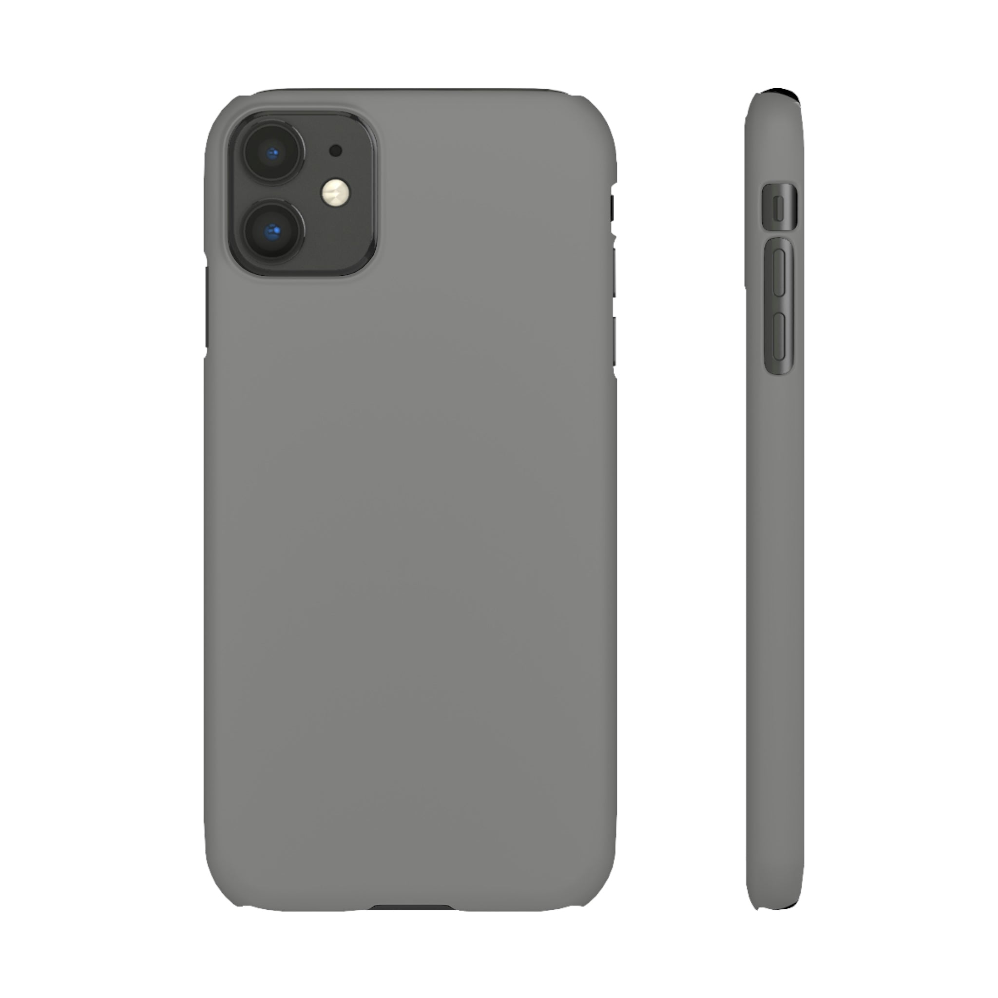 Battleship Gray iPhone Case (Slim) iPhone 11 Matte Phone Case