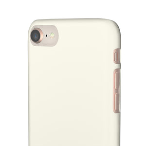 Floral White iPhone Case (Slim) Phone Case