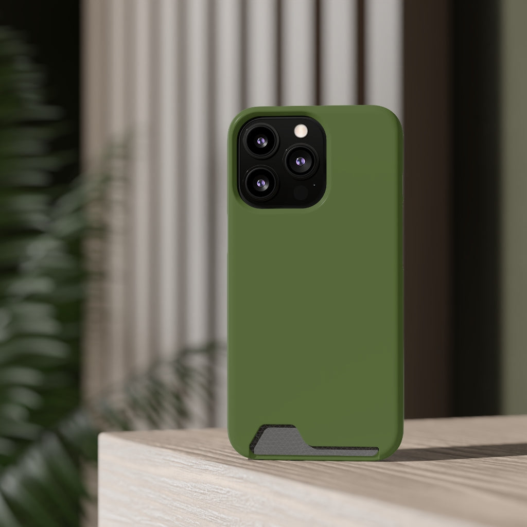 Dark Olive Green iPhone Case (Card) Phone Case