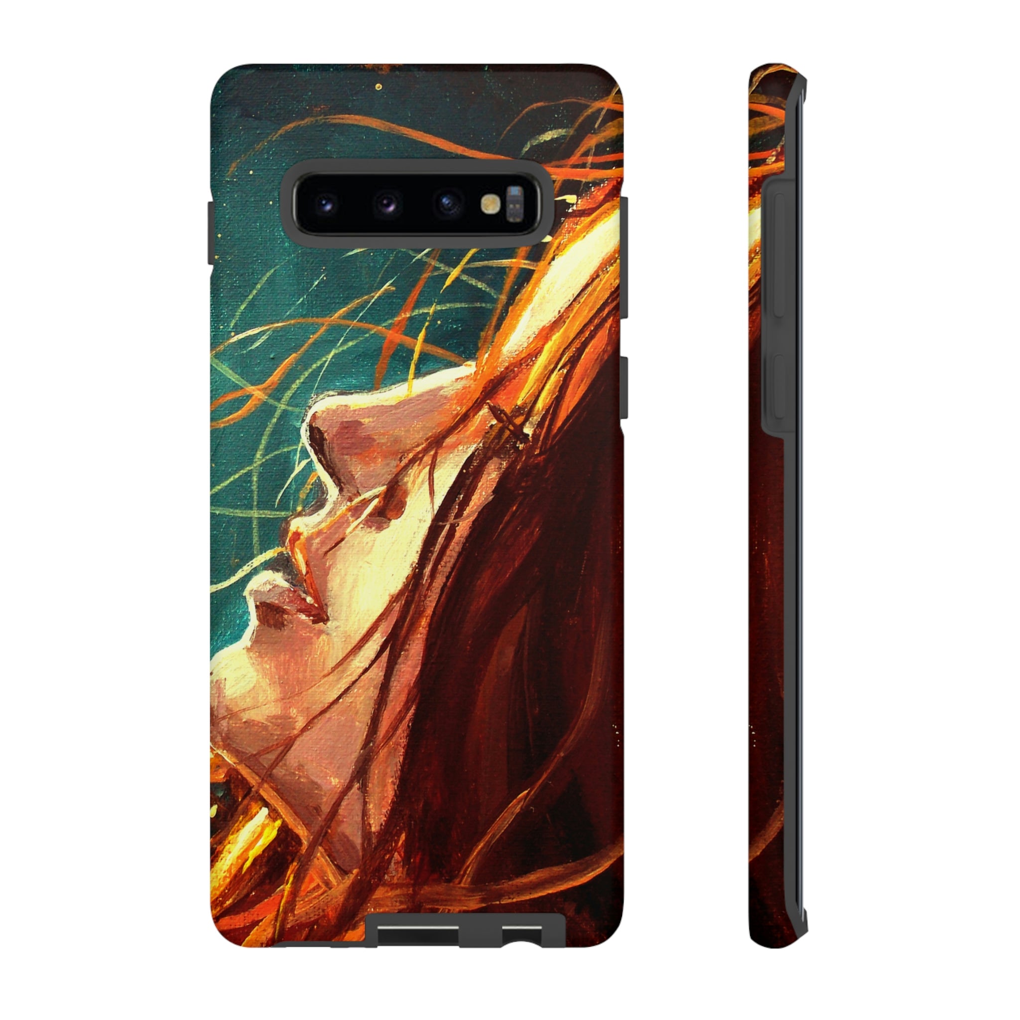 Girl at Night Android Case (Protective) Samsung Galaxy S10 Plus Matte Phone Case